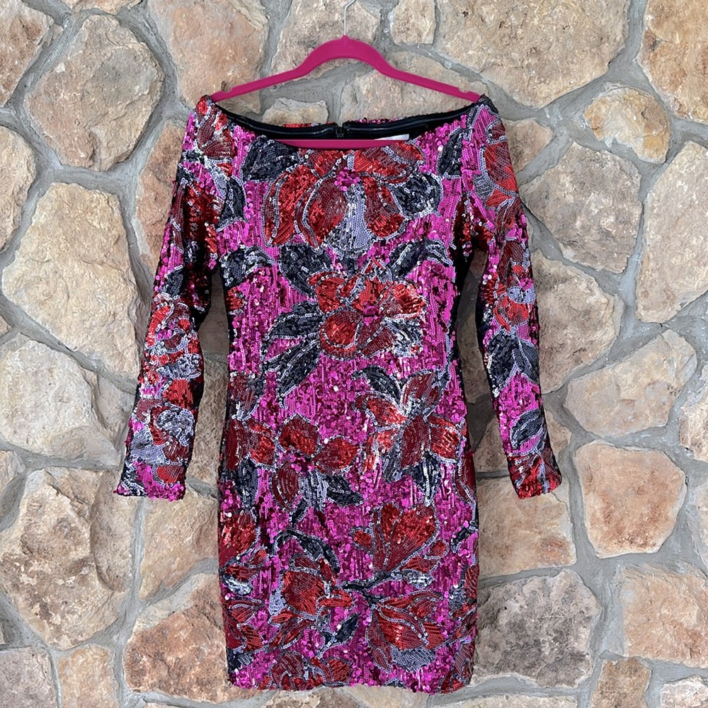 Dress the Population Sequin Dress